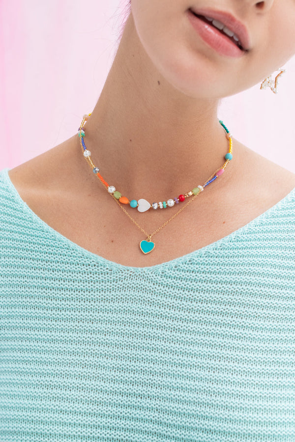 Collar Acero Multicolor 2234