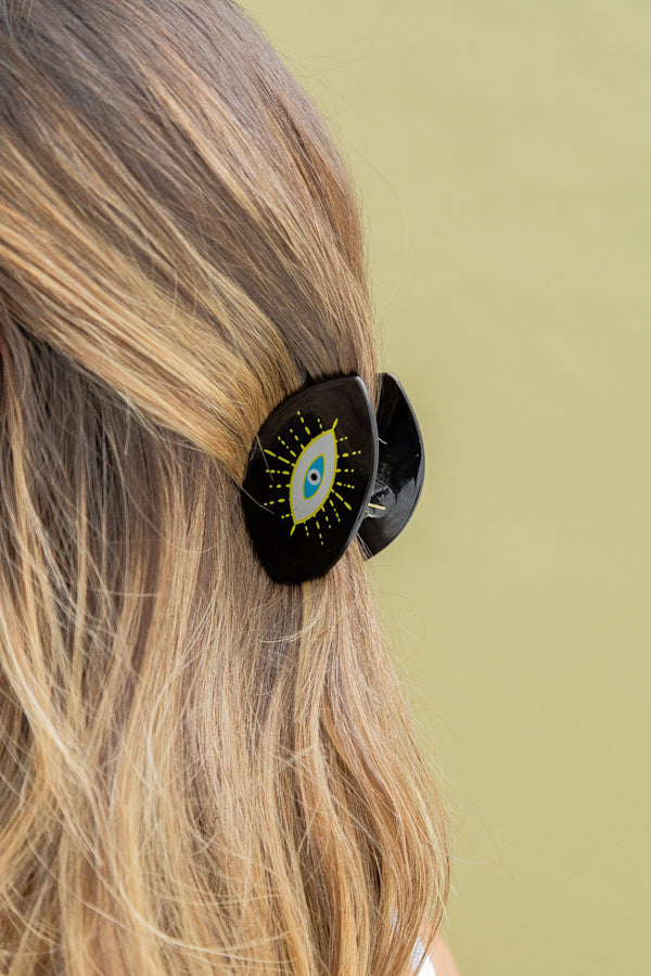 Hair Clip Black Ojo