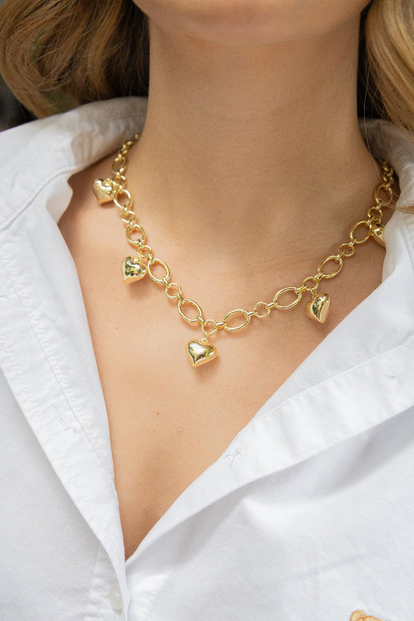 Cadena Corazones Bombones
