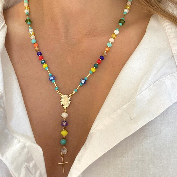 Collar Rosario Colores