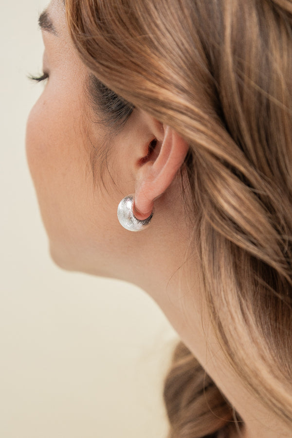 Aretes Plateados Iliana