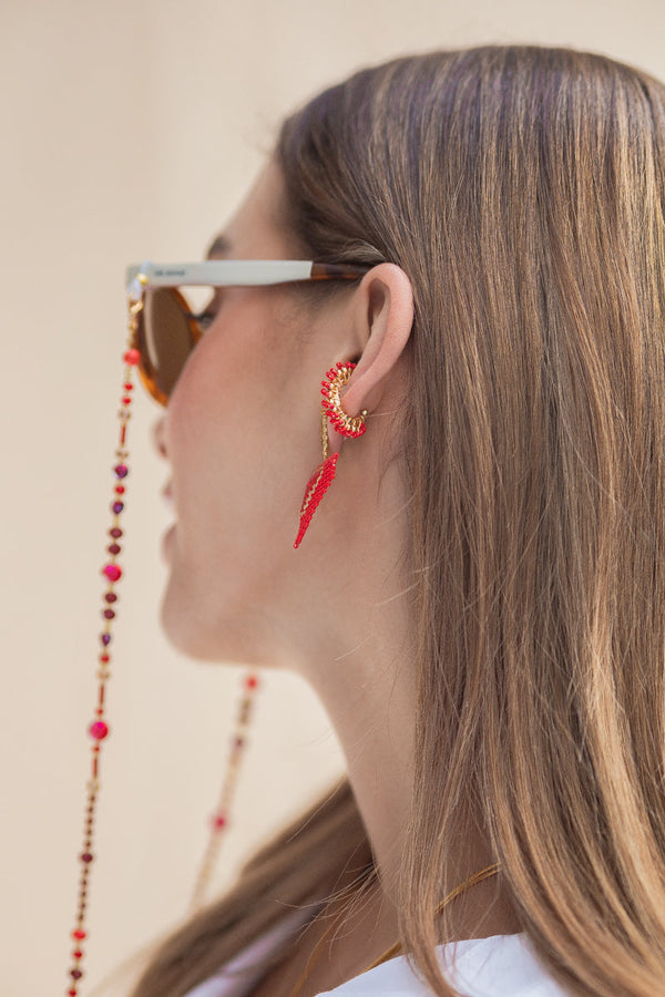 Earcuff Rojo Lily