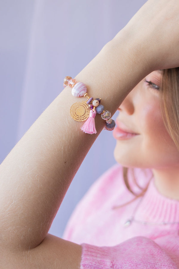 Pulsera Pink Natural