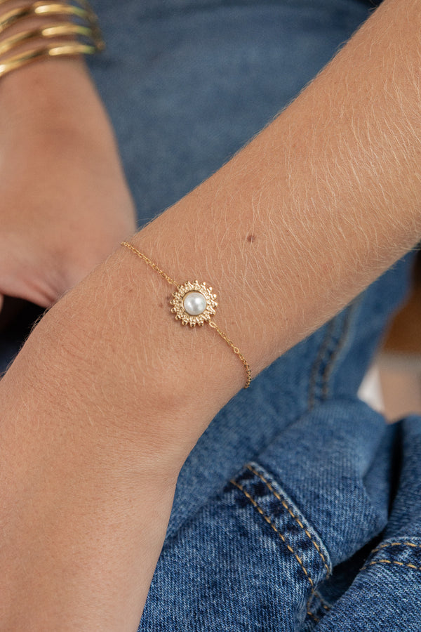 Pulsera Sol Perlado