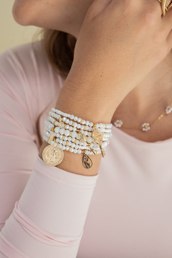 Setpulseras Blancas Proteccion